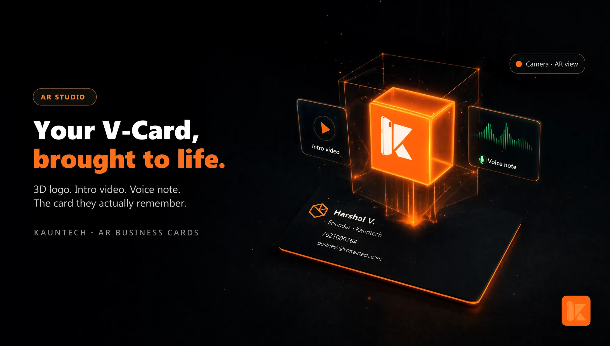 Kauntech AR card scanner